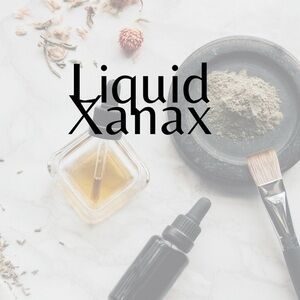 Essential oil roller blend in liquid Xanax